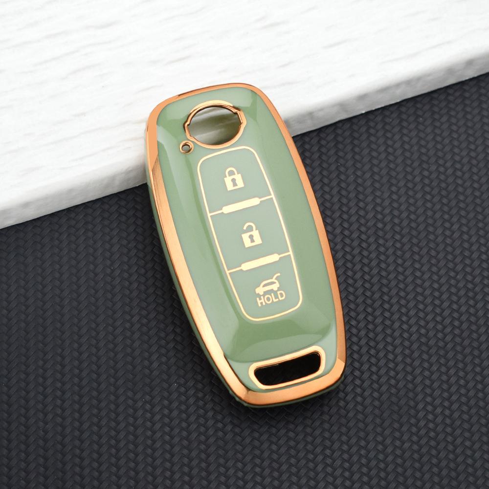 TPU Schlüsselhülle Halter für Nissan Qashqai J12 Juke Teana X-trail T33 Kicks Altima Ariya 3 Tasten Weiche Schale Fob Abdeckung Schlüsselanhänger