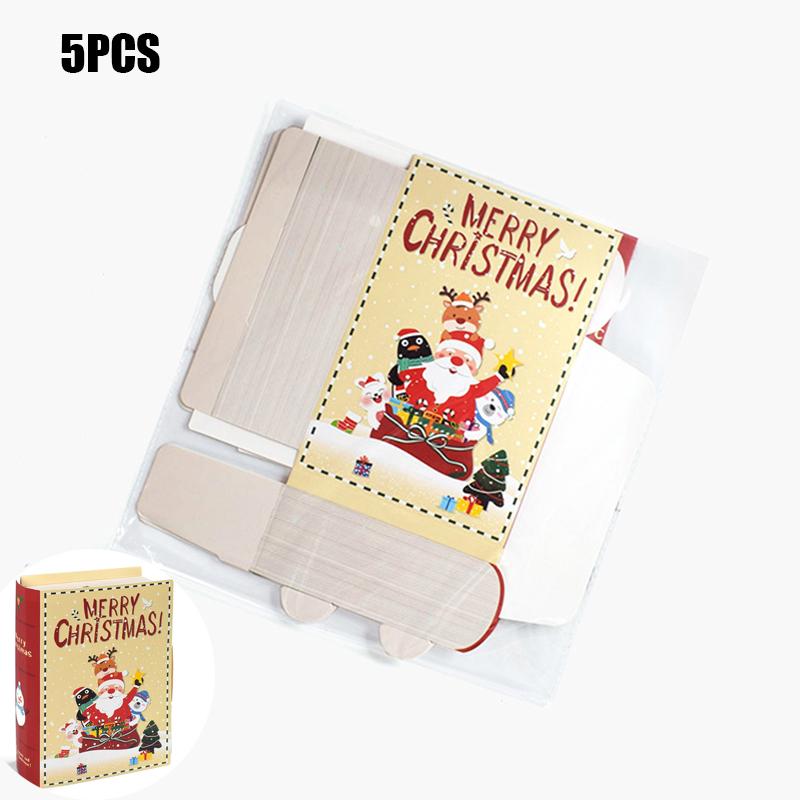 Weihnachtsthema Süßigkeitenbox und Verpackungsbeutel Weihnachten Zuhause Geburtstagsfeier Snack Keks Verpackungsmaterial 2025 Neujahrsgeschenk Requisiten