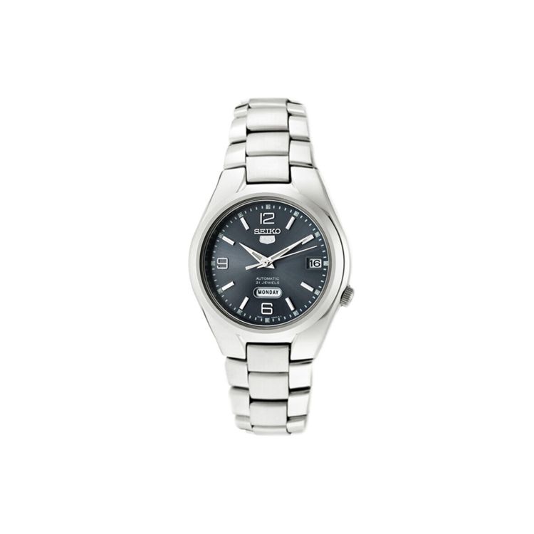 

Seiko 30 Meters Waterproof Automatic Mechanical Movement Stainless Steel Watch Gray Dial Unisex watches SNK621K1 Gray Blue Watch Dial
