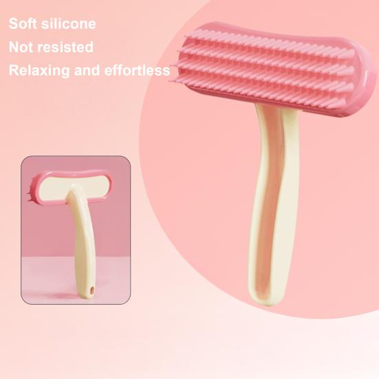 Dog Hair Remover Brush Pet Comb for Dogs And Cats Silicone Soft Teeth Massage Comb Grooming Bath Brush Pet Supplies
