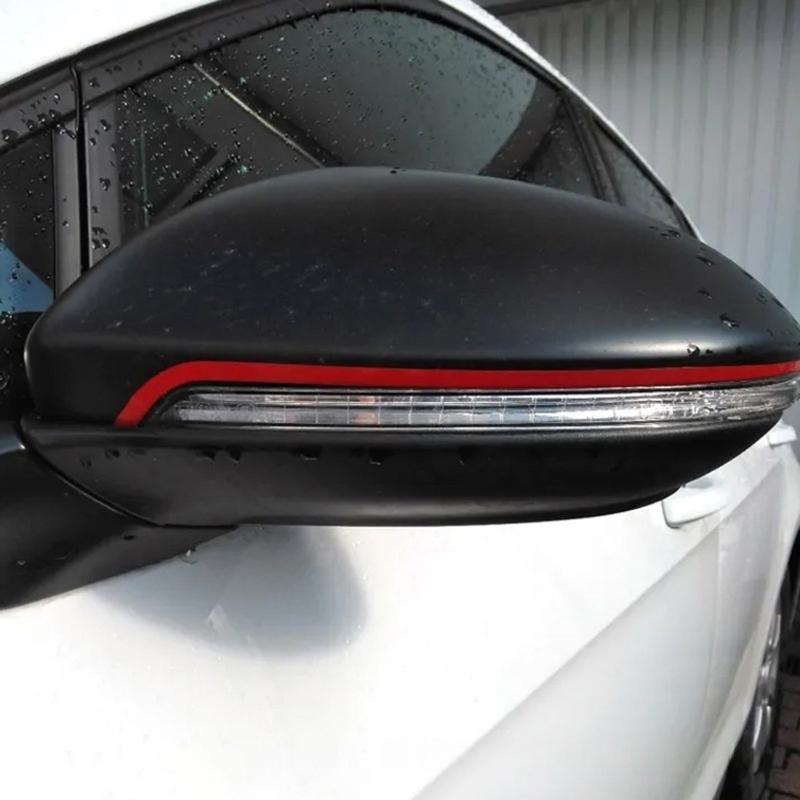 Rearview Mirror Adhesive Sticker for Golf 7 Mirror Trim Line Sticker Waterproof Automotive Accessories Easy Installation
