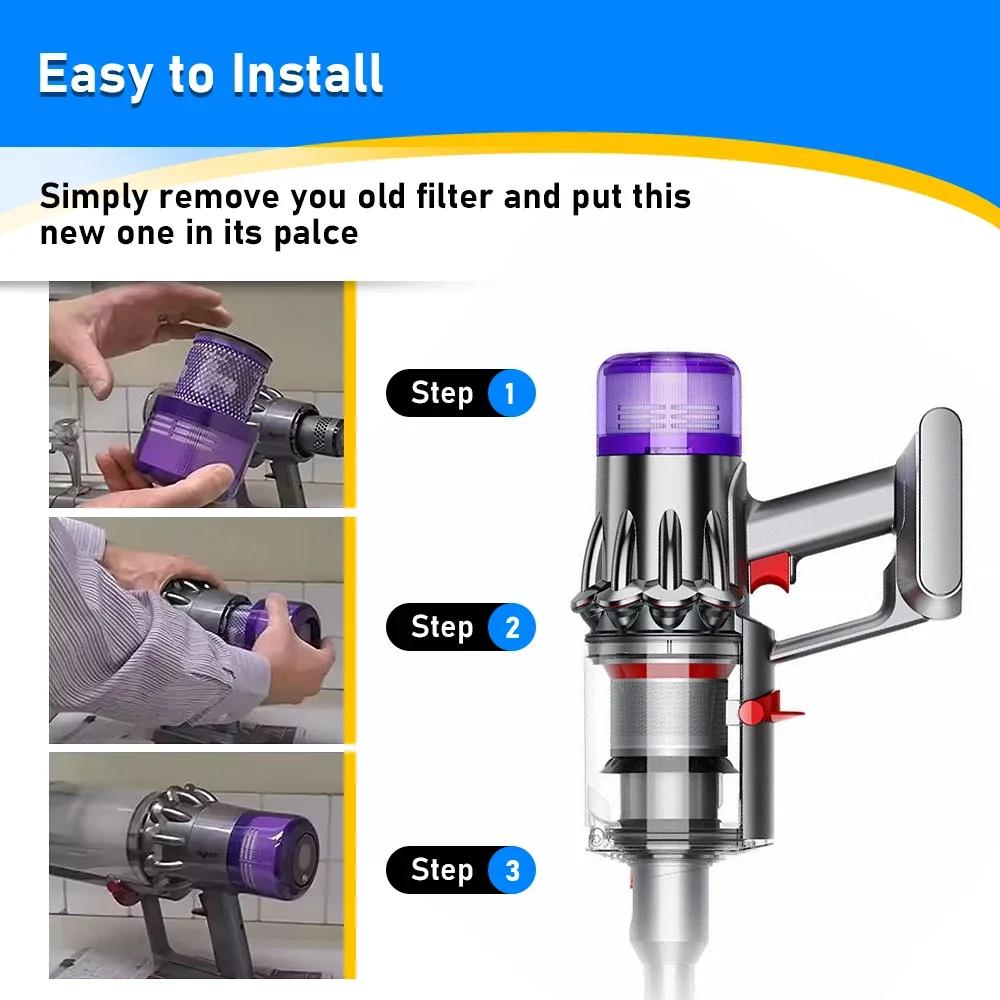 1/2/4pcs Hepa Filter For Dyson V11 Outsize/V11 Outsize Absolute+ Vacuum Cleaner For Household Cleaning Strainer Accessories Part