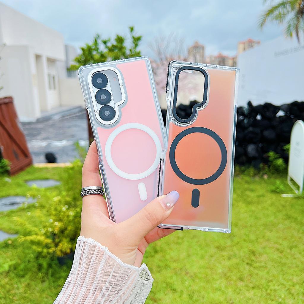 Suitable for Samsung Left and Right Folding Z Fold 6 7 Gradient Chameleon High End Colorful Shell