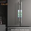 1 Pair Refrigerator Door Handle Covers Flower Design Wear Resistant Non-Fading Washable Handle Doorknobs Covers