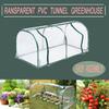 Außenpflanzenabdeckung Rahmen Abnehmbar Stahl Reißverschluss Garten Gewächshaus PVC Warm Garten Haushalt Pflanzen Gewächshausabdeckung