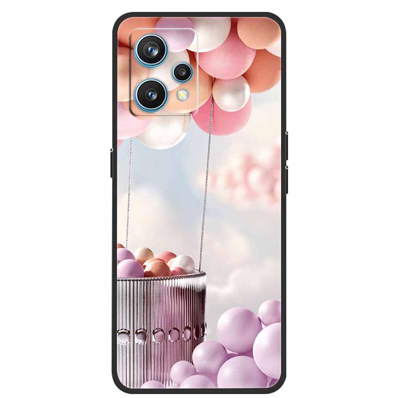 For Realme 9 Case RMX3521 Shockproof Soft silicone TPU Back Cover For Realme9 4G Phone Cases Realme 9 6.4 inch Cute Cartoon Bag