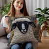 1/4pcs Sheep Patterned Pillowcases Sofa cushion cover home bedroom room decoration