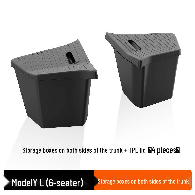 Tesla Model Y Rear Trunk Storage Box (Both Sides) Refurbished Interior Accessories Version