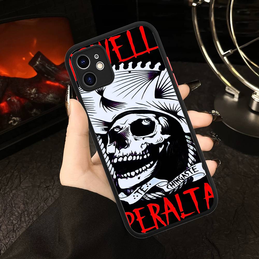 

Brand P-Powell P-Peralta Fashion Matte Translucent Phone Case For Iphone 16 ProMax 15 14 13 12 11 X XS PRO Plus iphone 11pro