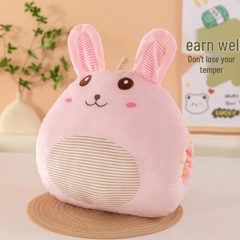 Cartoon Winter Hand Warmer Plush Pillow with Logo Customization