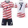 2026 U.S. Canada Mexico World Cup No. 10 Jersey Prisic 8 McKenney Team Home Set Fan Edition