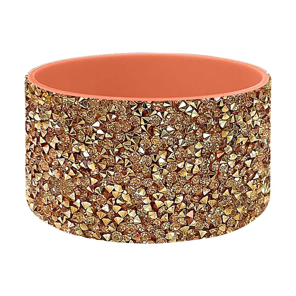 Diamond Glitter Silicone Boot Anti-Slip Water Bottle Boot Sleeve Water Bottles Bottom Sleeve for Stanley 40oz Cup Accessories