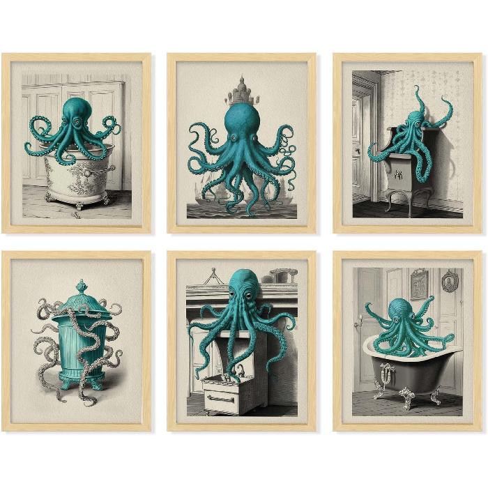 97 Decor Funny Bathroom Wall Art Prints - Funny Bathroom Signs, Black And White Art Posters For Restroom, Hello Sweet Cheeks Pictures Washroom