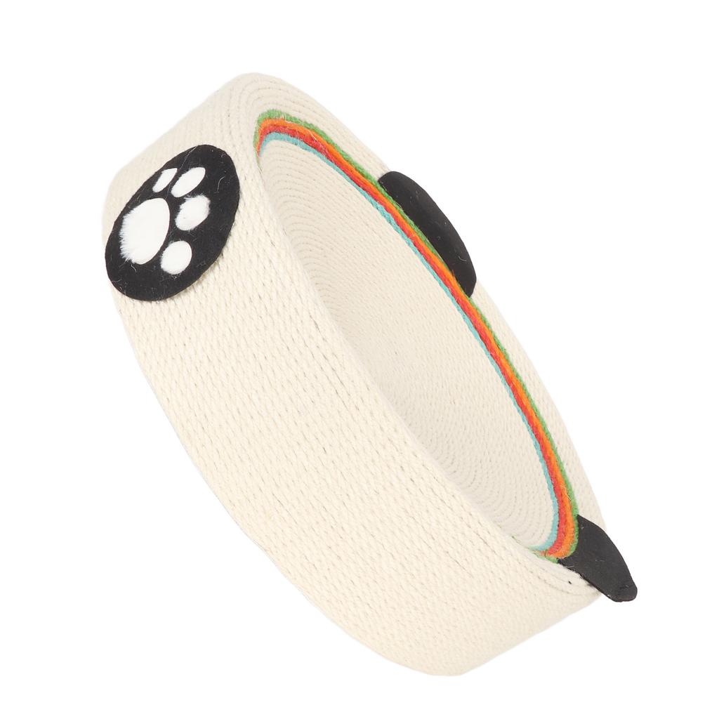 Cat Scratchpad Nest Sisal Wearproof Round Grinding Claws Reusable Cat Scratcher Lounge Bed for Rest