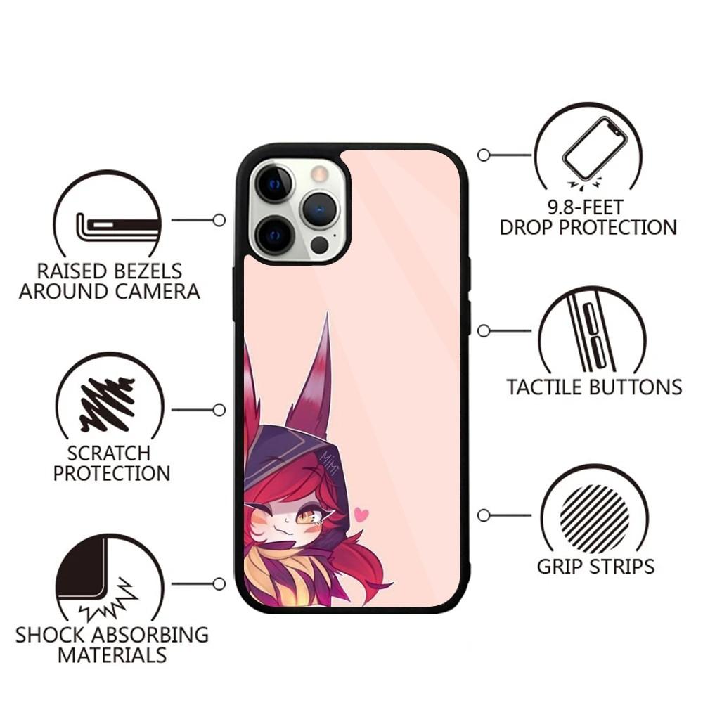 X-Xayah Rebel LOL-L Phone Case For iPhone 15,14,13,12,11,Plus,Pro,Max Mini Magsafe Magnetic Wireless Charging
