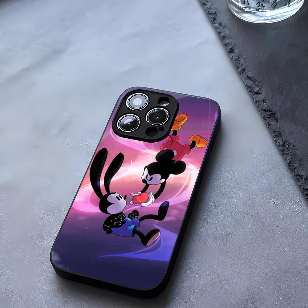 

Cartoon Character O-Oswald Phone Case Tempered Glass For IPhone 17 13 14 16 12 15 11 Pro Max Plus Mini X XR SE2020 Coque iPhone17 Pro
