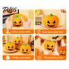 Stress Relief Gadget Halloween Cartoon Pumpkin Ball, Squeeze Toy for Relieve Hand Exercise Ball Anxiety, Creepy Sensory Fidget Toy, Party Favors