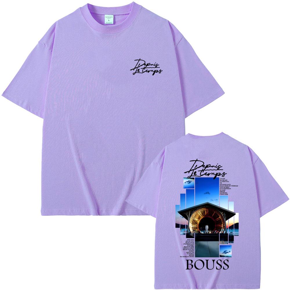 Rapper Bouss Et Si Jechoue Album Grafik T-Shirt Herren Damen Hip Hop Mode Popmusik T-Shirt Männlich Lässig Baumwolle Vintage T-Shirts