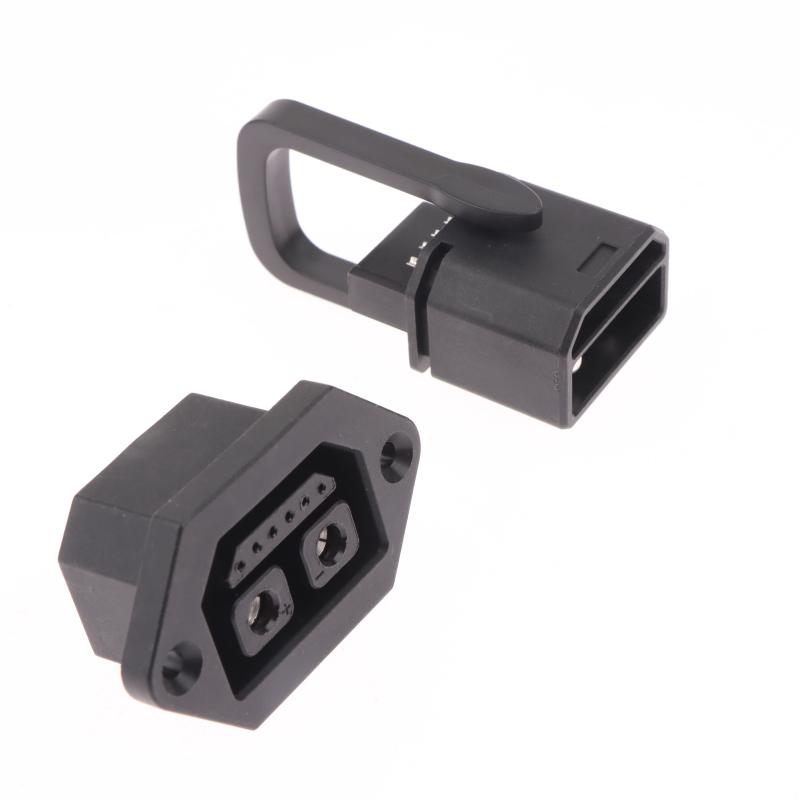 2+6 50A Lithium Battery Connector High Current Electric Vehicle Discharging Power Plug Socket E-Bike Male Female 8Pin Connectors