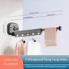 Wall-mounted Invisible Clothes Drying Tool Household Foldable Clothes Hanger Rack Retractable Clothes Drying Rack