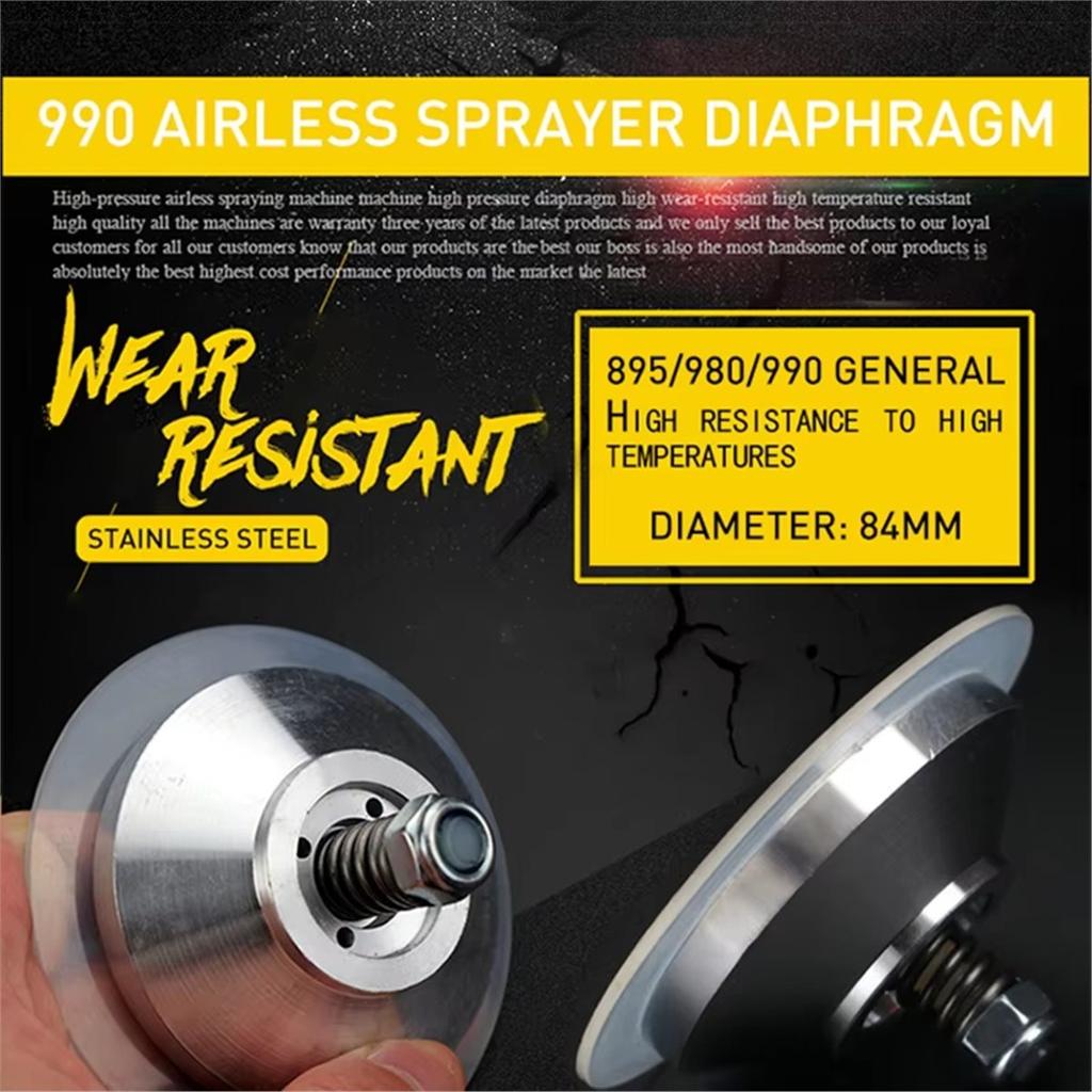 BHBL Sprayer Diaphragm Piece/Liner Airless Spraying Machine Diaphragm Assembly Paint Coating Latex Paint 980 995 895 Airless