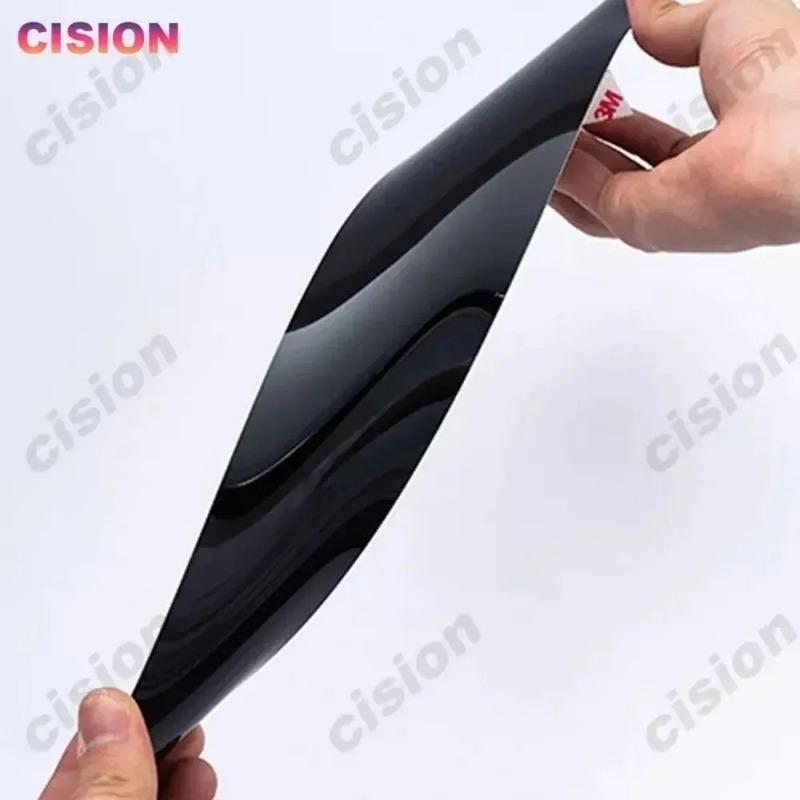 Glossy Black Car Door Window Center B C Pillars Post Middle Column Cover Trim Mirror Effect Sticker For Honda Civic FD 2006-2011