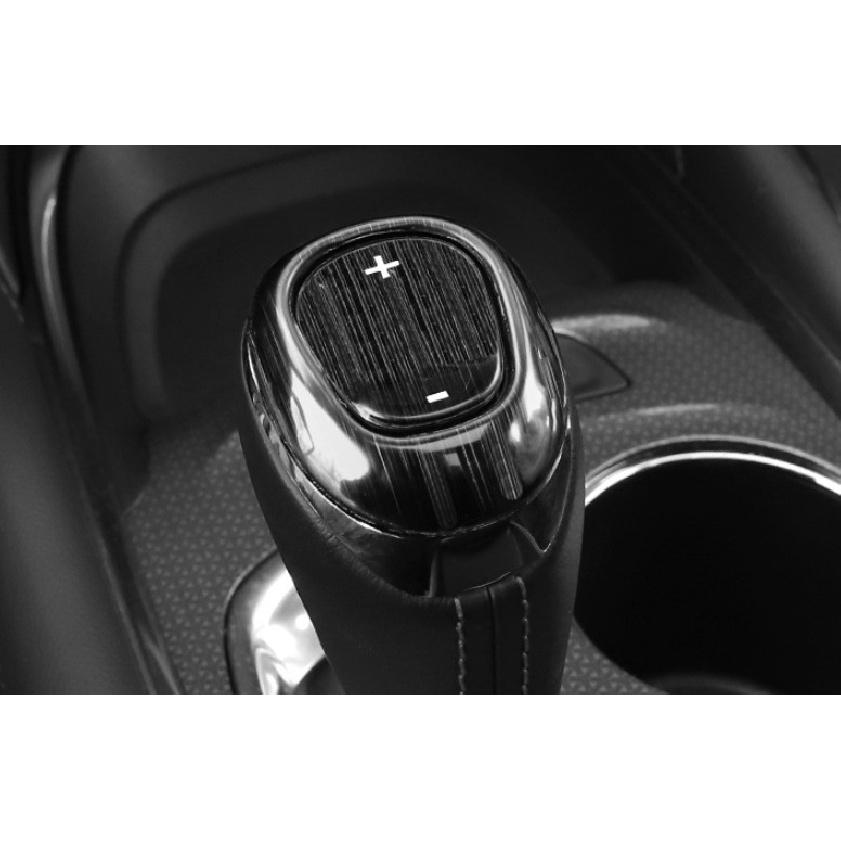 For Chevrolet Malibu 2016-22 Black Titanium Middle Console Gear Shift Knob Cover