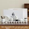 Shangqi Vintage Ink Landscape Ceramic Tea Set
