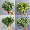 8 Heads Fake Plastic Plants Realistic Faux Plants Simulation Greenery  Home Living Room Decor