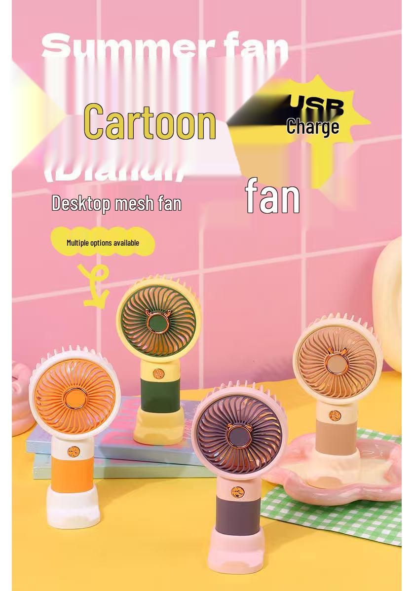

USB Rechargeable Mini Fan with Cooling Base for Dorms Variant 1
