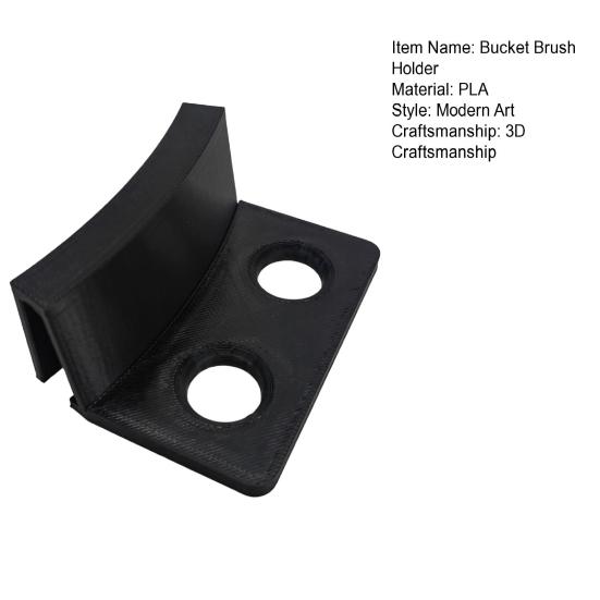 Water Bucket Brush Holder with 2 Holes Portable 3D Printed Universal Car Washing Bucket