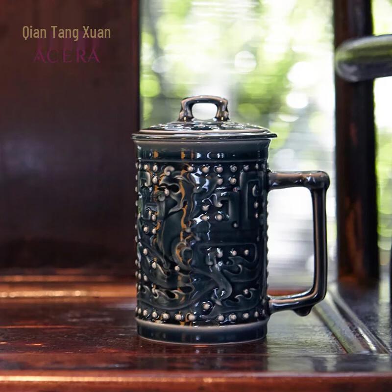 ACERA Liven Ceramic Grand Dragon Phoenix High Cup