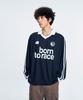 MOO Bone Track Long Sleeve Football Jersey - White