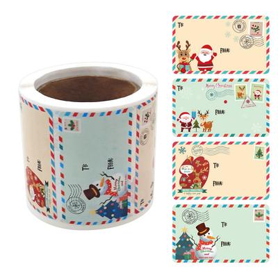 250 Pcs Christmas Tags Self Adhesive Gift Tags for Xmas Presents Christmas Name Labels Stickers for Wrapping Paper Birthday