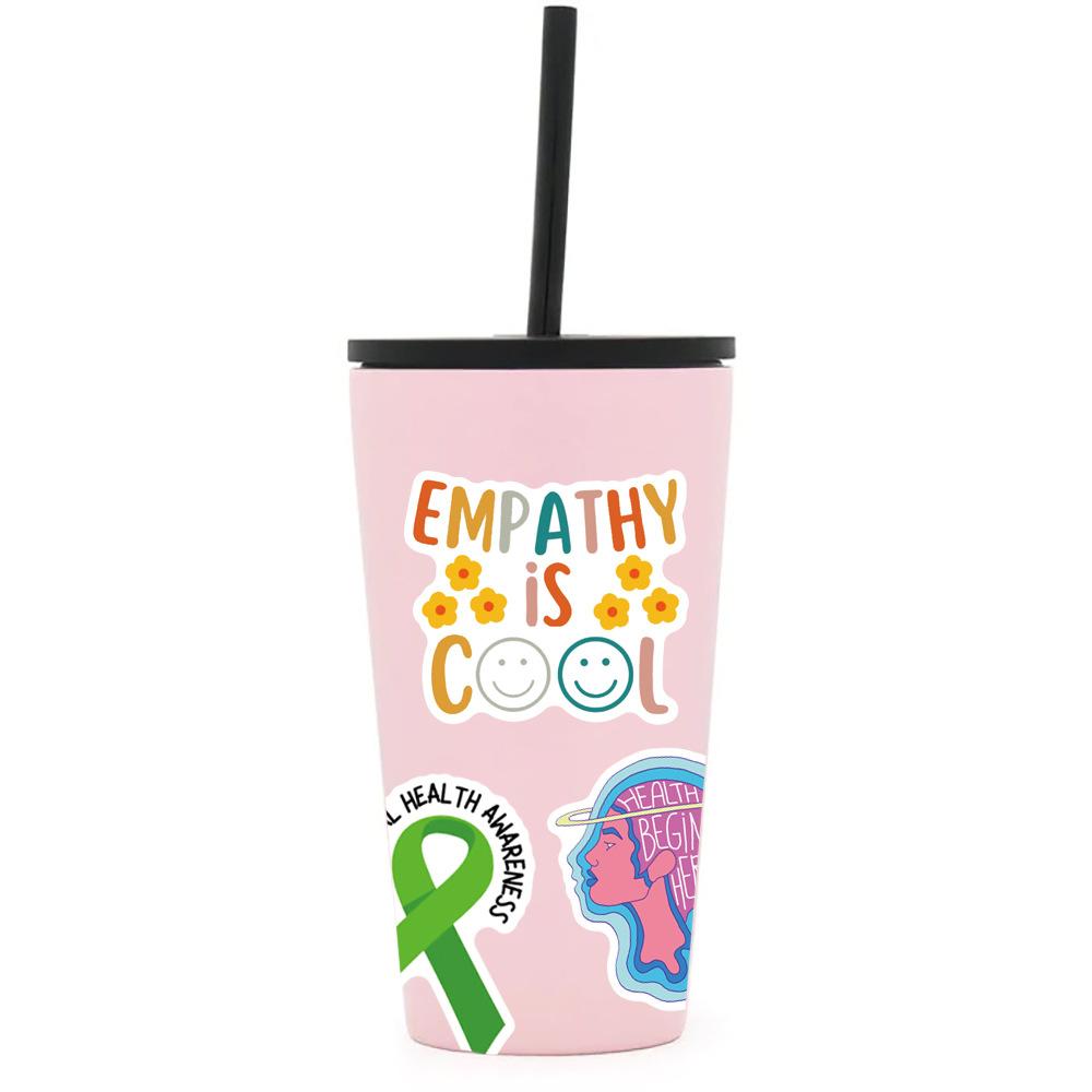 50Pcs Mental Health Awareness Stickers Laptop Notebook Phone Fridge Room Psychology Therapy Aesthetic Diy Decal Sticker