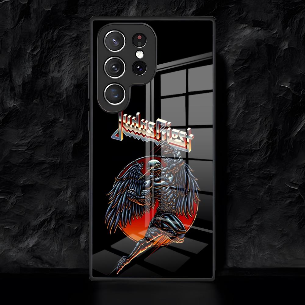 Band J-Judas P-Priest Phone Case For Samsung S26 S25 Edge Ultra 24 23 22 21 Ultra Plus Fe A55 56 15 4G 5GGlass Cover