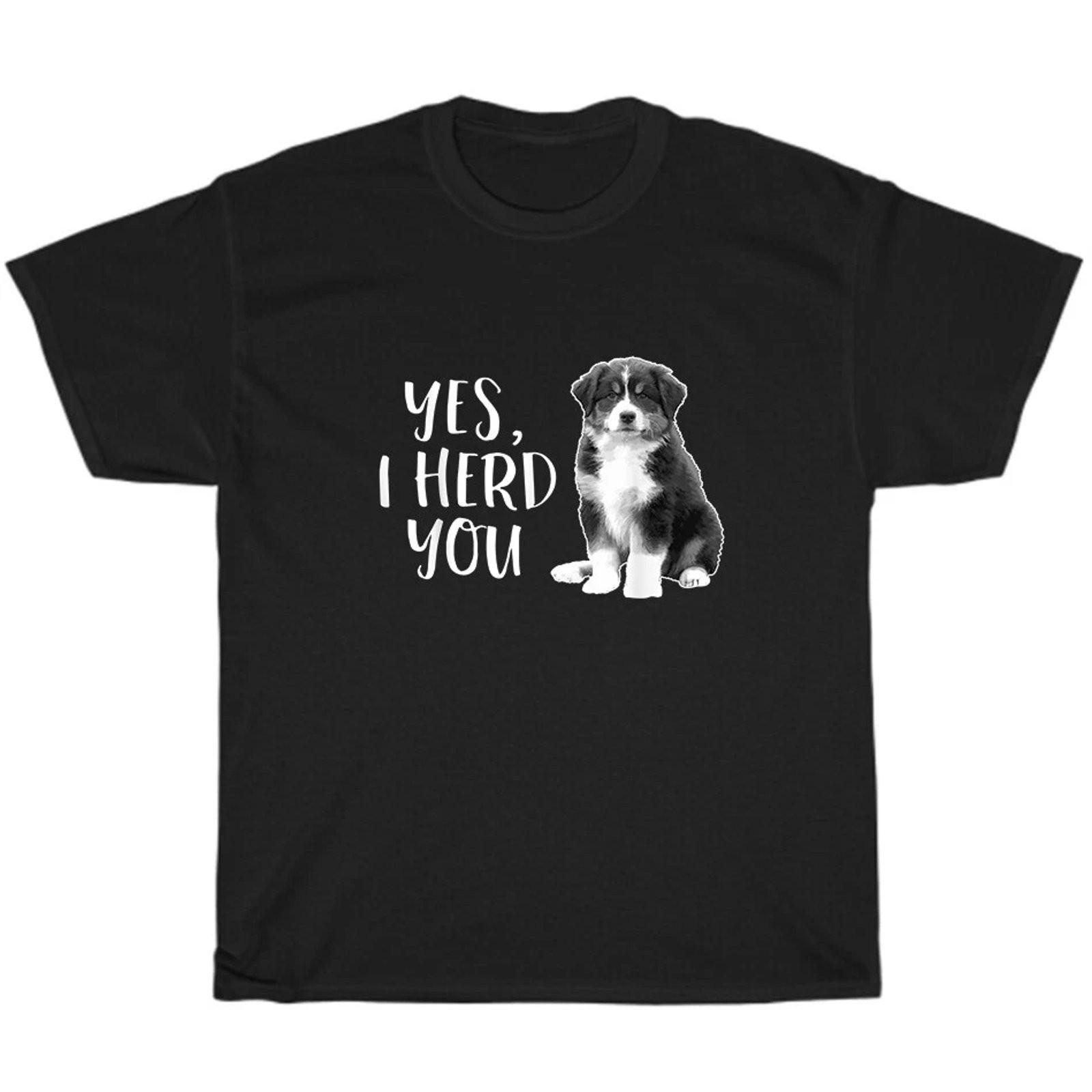 Australian Shepherd Herding Dog Funny Graphic Tee Unisex T-Shirt Vintage Gift XXL