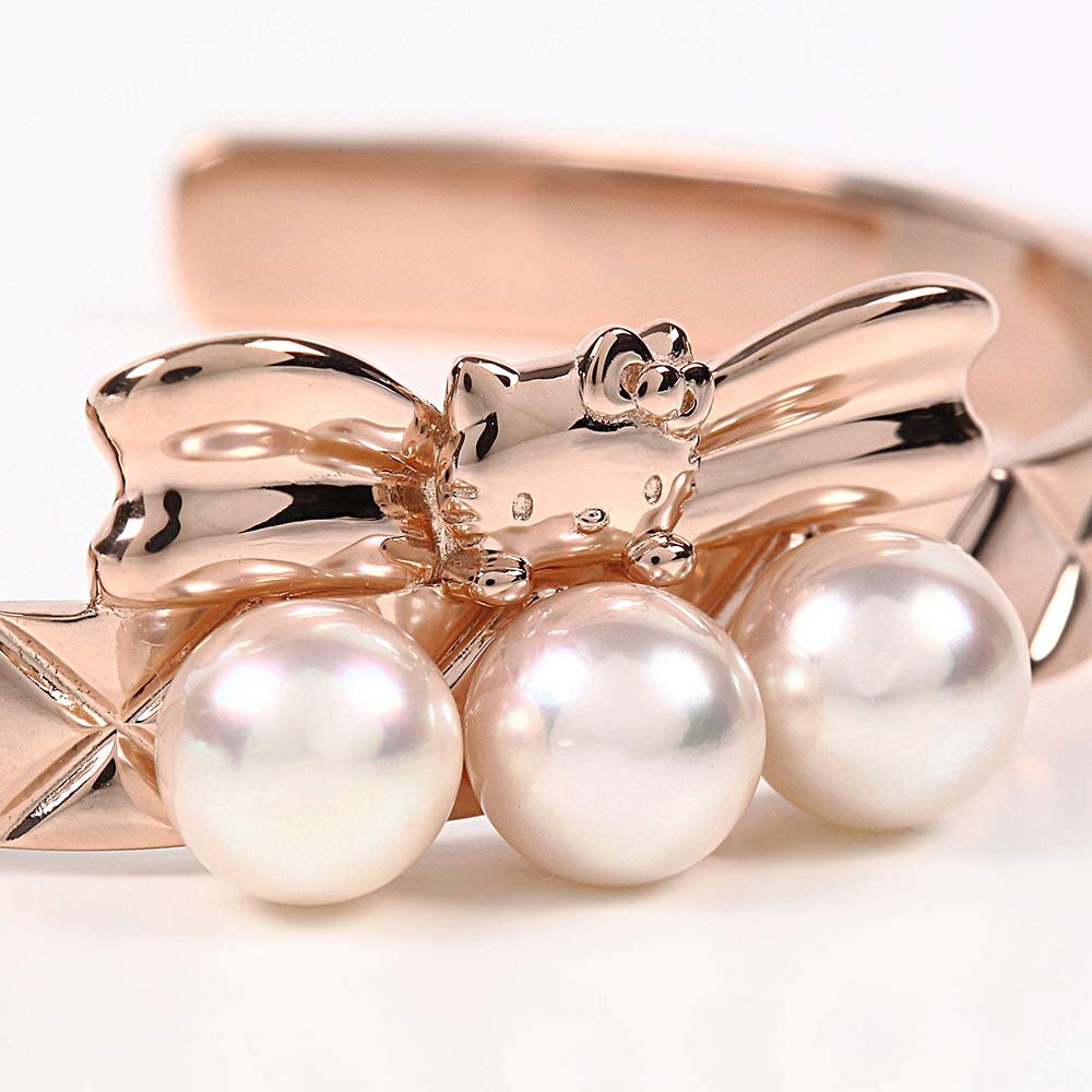 Hello Kitty Armband Hello Kitty Rosa Süßes Steppdecken Armreif [Mond-Label] Damen [Geschenkverpackt]