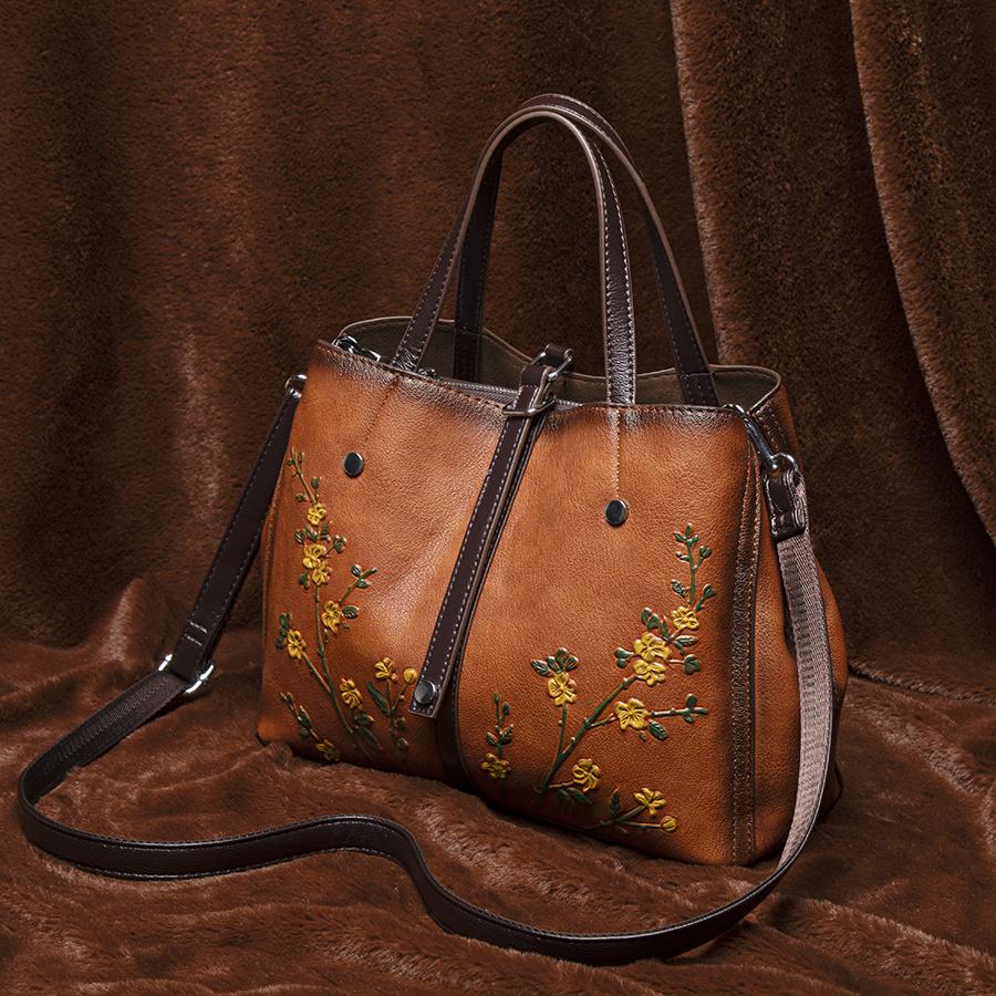 Cadou retro pentru petrecere a timpului liber cu relief mare, cu un singur umăr, pentru soacra material plutoniu cu model de flori