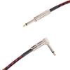 Metal Head 6.35mm Audio Cable Mono Cable Noise Reduction Cable Electric Guitar Cable  Studio Use