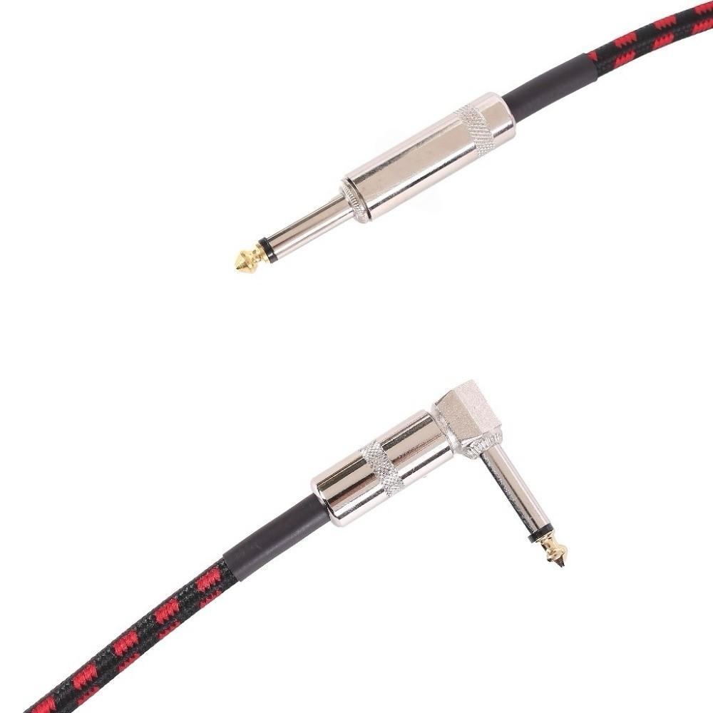 Metal Head 6.35mm Audio Cable Mono Cable Noise Reduction Cable  Live Performance