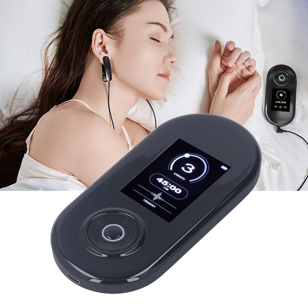 Schlafhilfe für Erwachsene Maschine Ohrclip-Typ Angst Stressabbau Schnelles Schlafgerät für Schlaflosigkeit