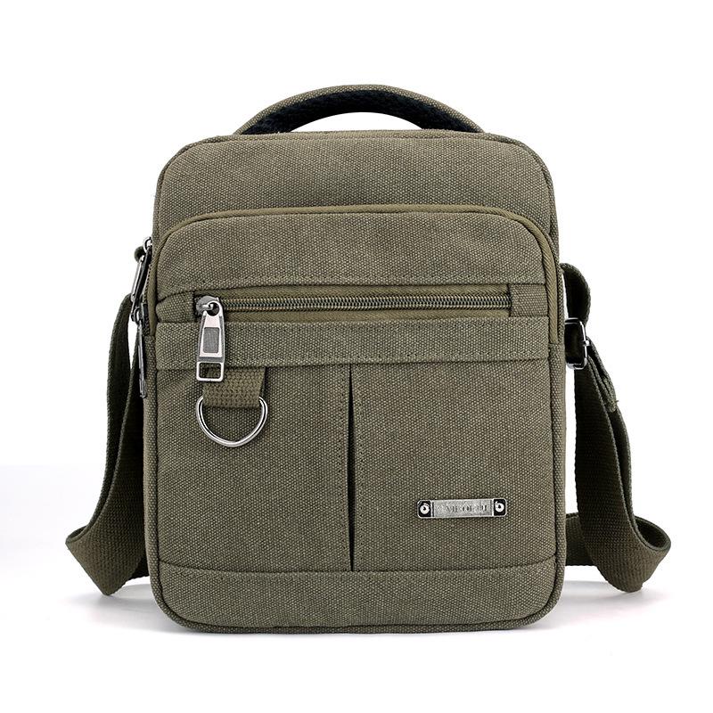 Men Canvas Shoulder Bag Casual Travel Men's Crossbody Bag Luxury Men Messenger Bags Satchel Handbags Tote