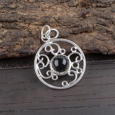 Black Tourmaline Pendant Gemstone Jewelry, 925 Solid Sterling Silver Pendant, Handmade Amazing Pendant Jewelry Gift For Love