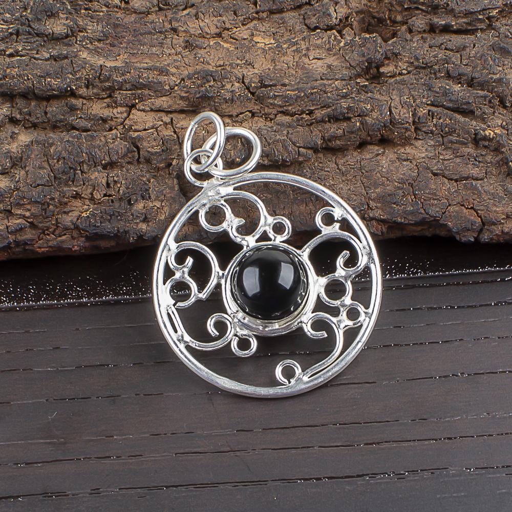 

Black Tourmaline Pendant Gemstone Jewelry, 925 Solid Sterling Silver Pendant, Handmade Amazing Pendant Jewelry Gift For Love 1.45 Inches