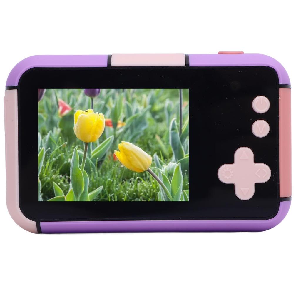 32MP 1080P Digital Camera with 2.4 Inch Screen LED Flash Compact Small Camera Toy with 32G Memory Card for Boys Girls Photography