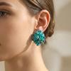 Sommer ethnischer Stil böhmische Reiskorn-Perlen Temperament Ohrstecker, einfache Nischen-Retro-Handgefertigte Ohrringe
