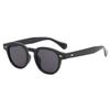 High Quality Fashion Retro Round Sun Glasses Women Rivets Decoration Men Shades UV400 Punk Leopard Sun Glasses