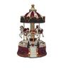 Vintage Red European Style Carousel Music Box Christmas Gift Toy Ornament Craft Wholesale