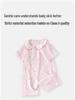 Girls' Summer Floral Cotton Romper, Short-Sleeved with Doll Collar, Size 100.